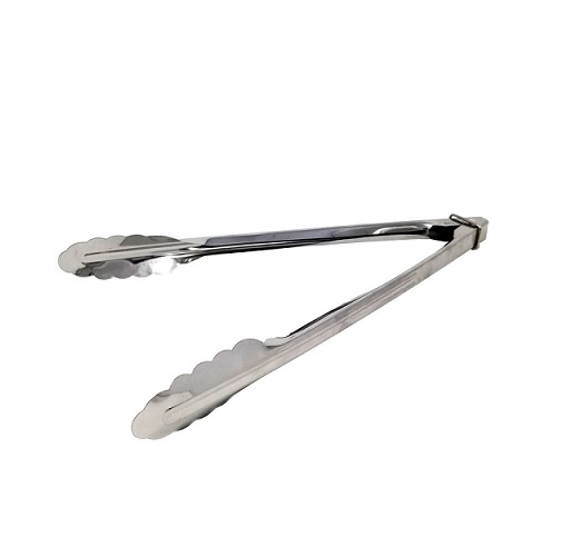 Stainless steel tongs (12”) - 1pc